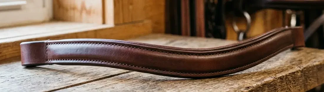 Plain Browband Leather