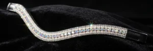 Wave Browband Leather