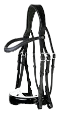 Double Bridle Leather with SS Hardware