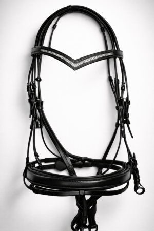 Snaffle Bridle Leather with SS Hardware