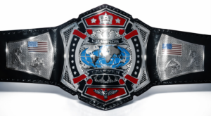 Generic Custom Made Silver Wrestling Championship Belt