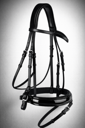 Snaffle Bridle Black Leather with SS Hardware