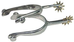 Ladies Walking Spur SS with brass Rowel