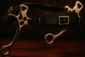 SS Shanks Hackamore with adjustable Nose Band