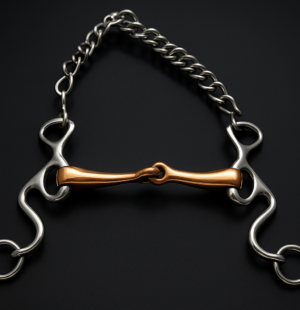 Correction Bit SS, Single Jointed Copper Mouth