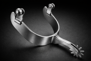 Roper Spur SS Rowel with SS buttons