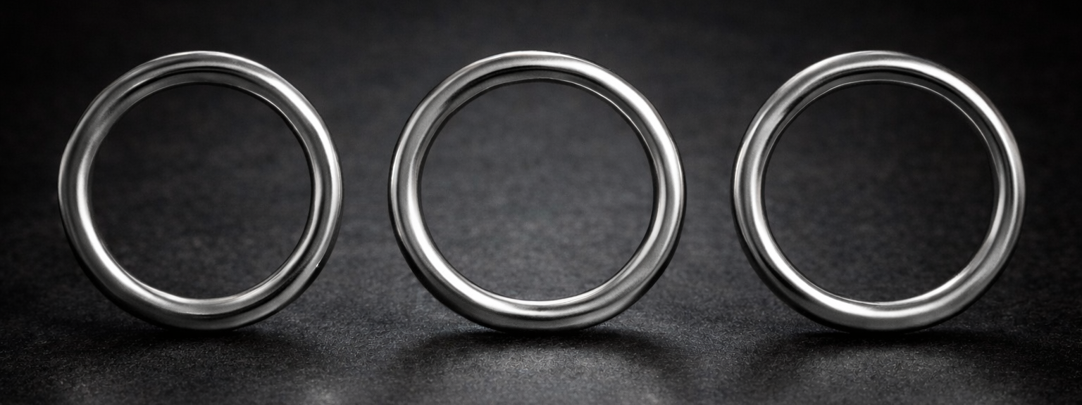 Heavy-Duty Stainless Steel Solid Rings. Strong, Durable and Multi-Purpose