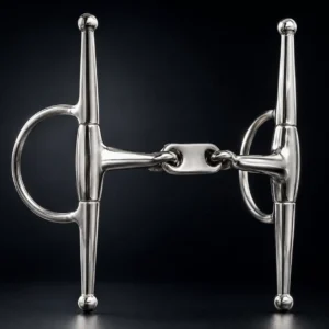 Dr. Bristol SS Full Cheek Snaffle Bit Double Jointed French Link