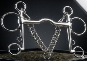 Pelham Bit SS, Mullen Mouth and SS Curb Chain