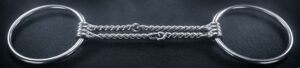 Loose Ring Snaffle Bit SS,Single Joint, Double Twisted Wire