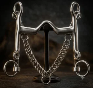Weymouth SS Bit, High Port with Curb Chain