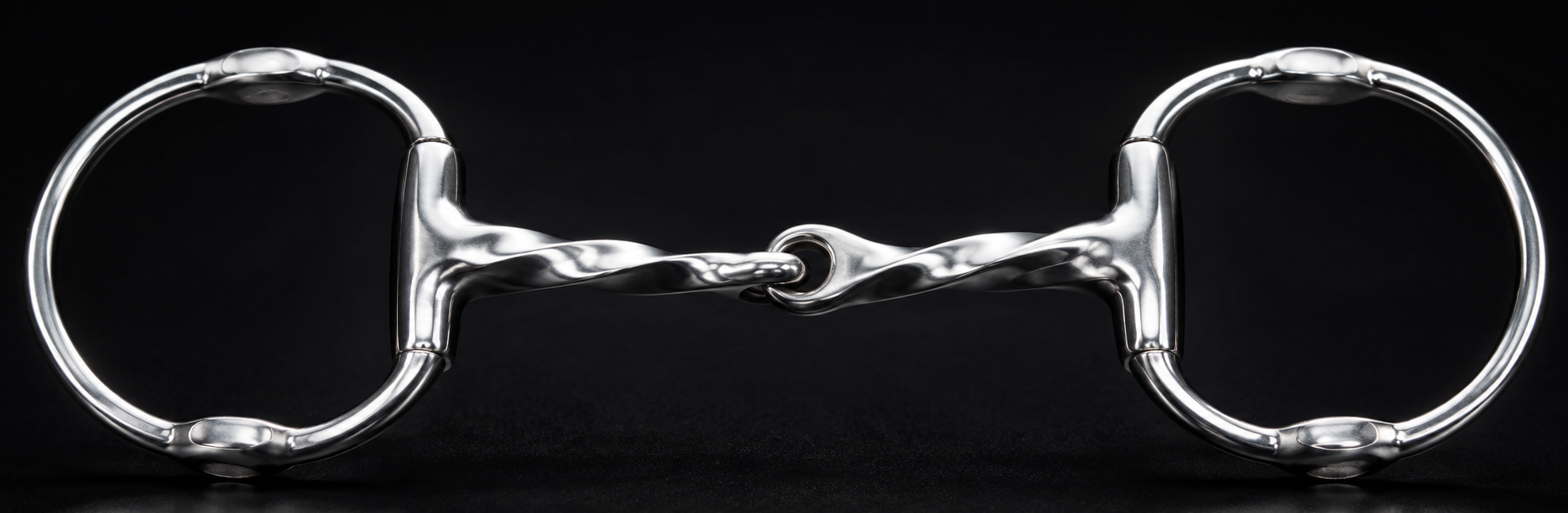 Cheltenham SS Gag Bit Single Jointed Twisted Mouth