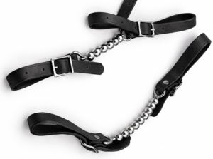 Curb/ Chin Strap with SS Beads