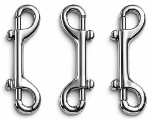 Heavy-Duty Stainless Steel Double Ended Snap Hook. Durable and Multi-Purpose