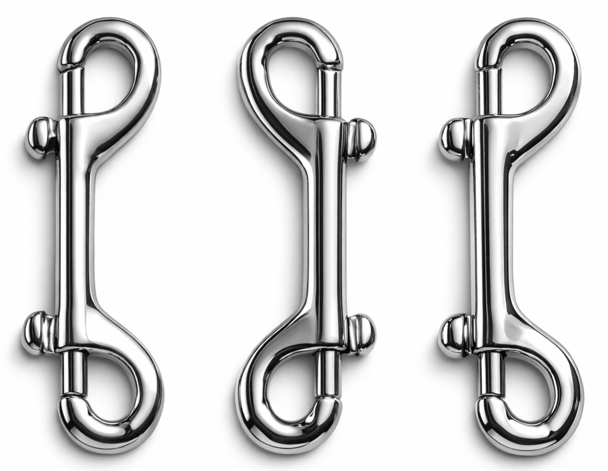 Heavy-Duty Stainless Steel Double Ended Snap Hook. Durable and Multi-Purpose