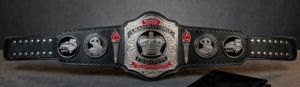 Smokey Mountain Heavyweight Wrestling Championship Silver Plated Belt