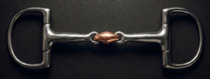 Dee Racing bit SS, Double Jointed Solid SS Mouth with Copper Lozenge