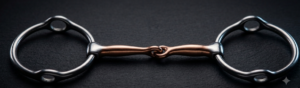 Balding Gag SS Bit with Single Jointed Copper Mouth