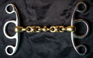 Elevator Butterfly SS Gag Bit with Brass Waterford Mouth