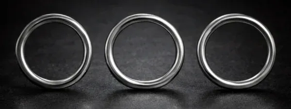 Heavy-Duty Stainless Steel Solid Rings. Strong, Durable and Multi-Purpose
