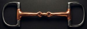 Dee Racing bit SS, Double Jointed Copper Mouth with Lozenge