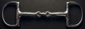 Dee Racing bit SS, Double Jointed Solid SS Mouth with Lozenge
